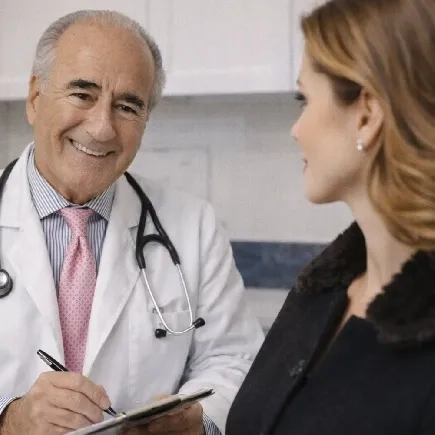 Preparación de la intervención lifting facial